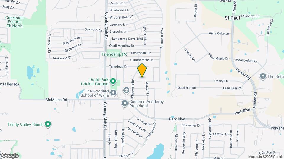 1304 Columbus Ln Map and Location Details