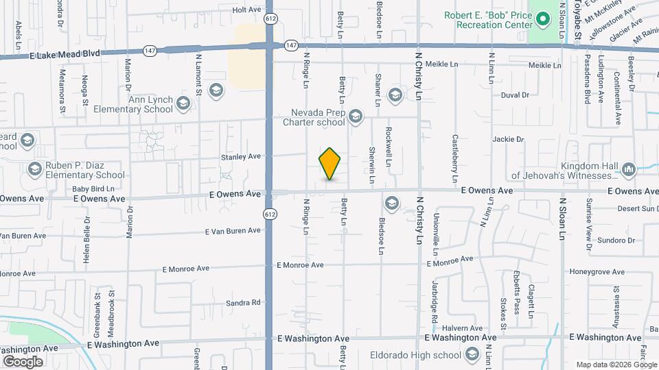 1614 White Skies Ct Mapa y Detalles de la Ubicación