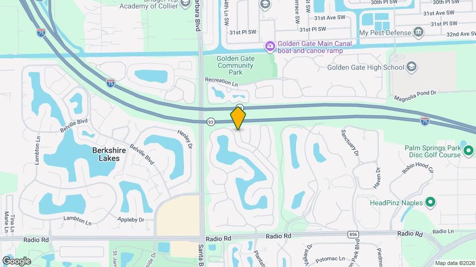 7675 Meadow Lakes Dr Map and Location Details