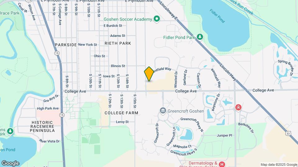 1606 S 16th St Map and Location Details