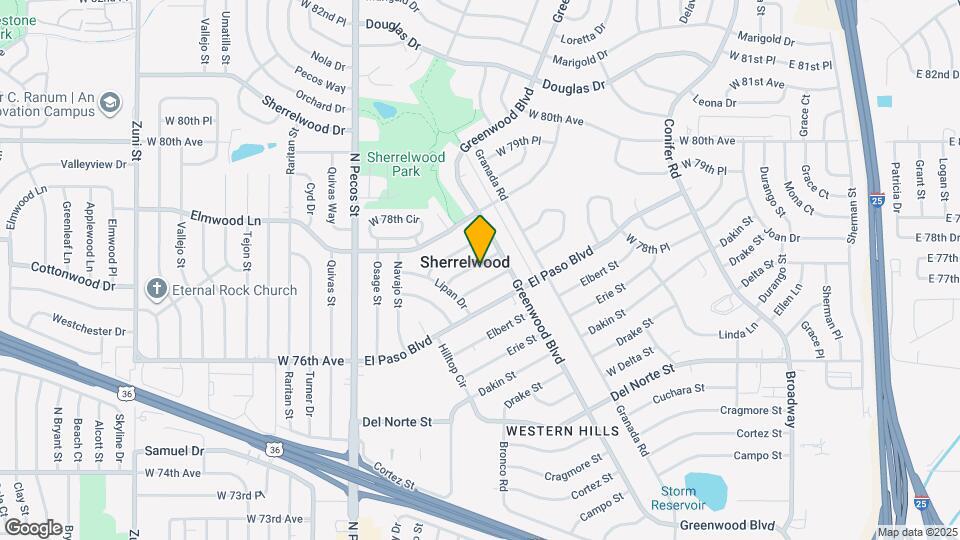 1242 Elder St Map and Location Details