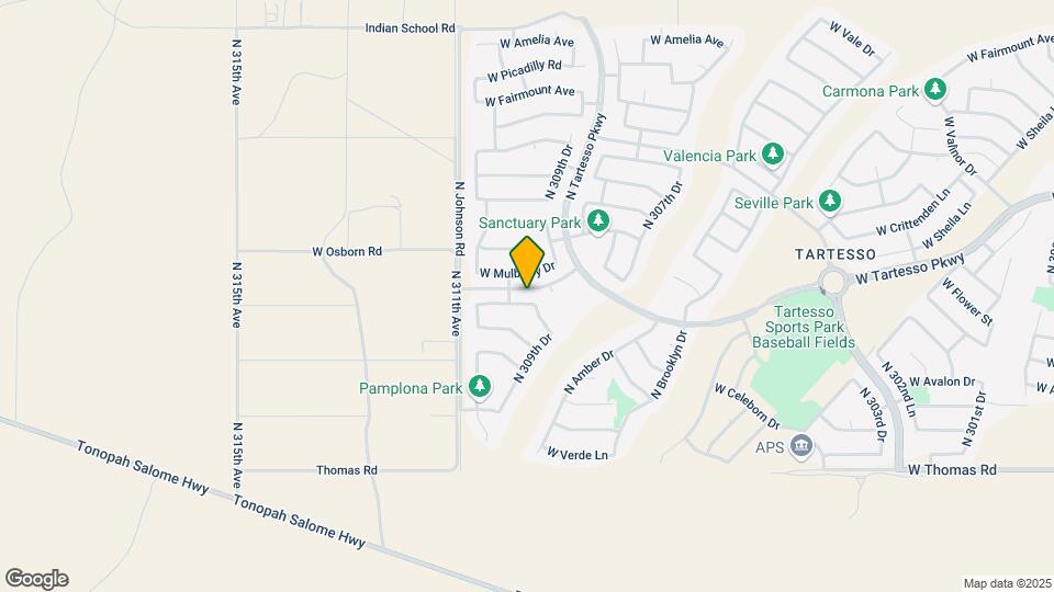 30968 W Monterey Ave Map and Location Details