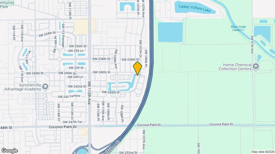 24044 SW 107th Ct Map and Location Details