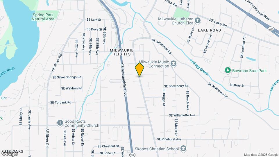 13235 SE Oatfield Rd Map and Location Details
