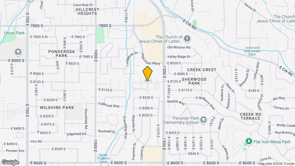 8108 Cottonwood Hills Cir Map and Location Details