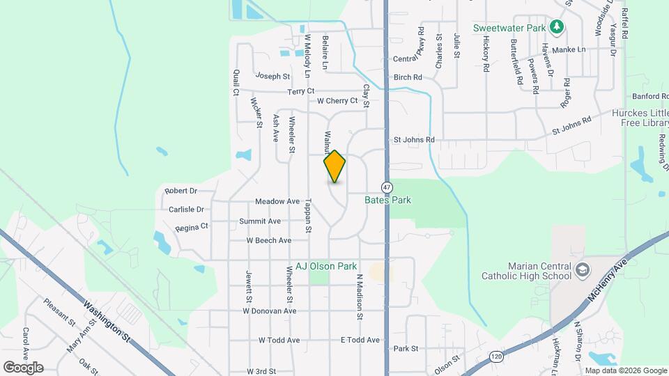 1434 Walnut Dr Map and Location Details