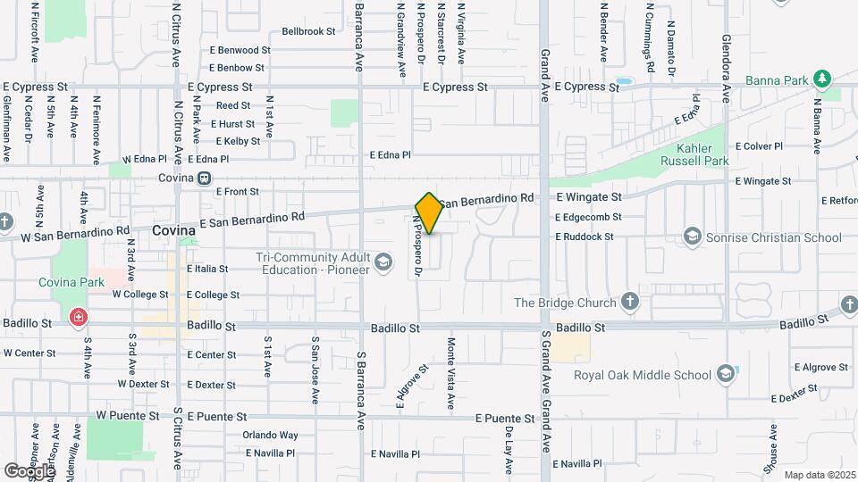 364 Prospero Dr Map and Location Details