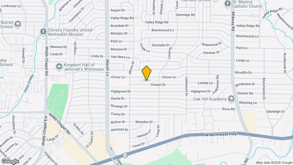 3857 Gaspar Dr Map and Location Details