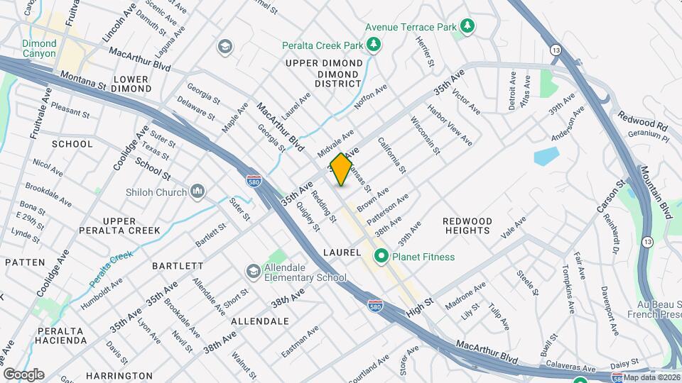 3618 MacArthur Blvd Map and Location Details