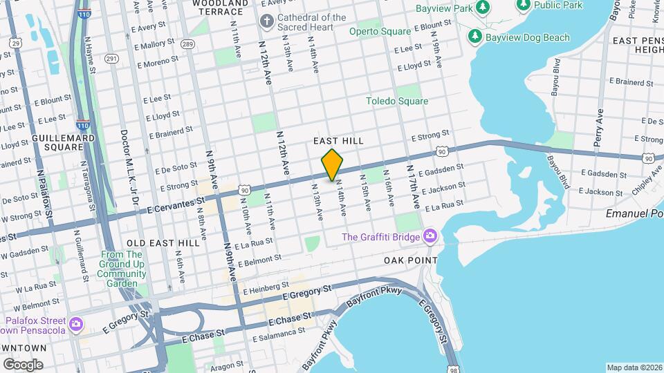 1322 E Gadsden St Map and Location Details