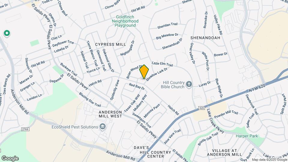 1308 Meadow Lark Dr Map and Location Details