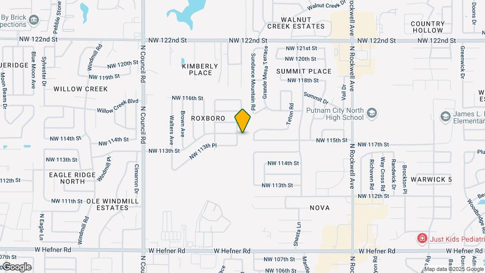 11394 Glade Ave Map and Location Details