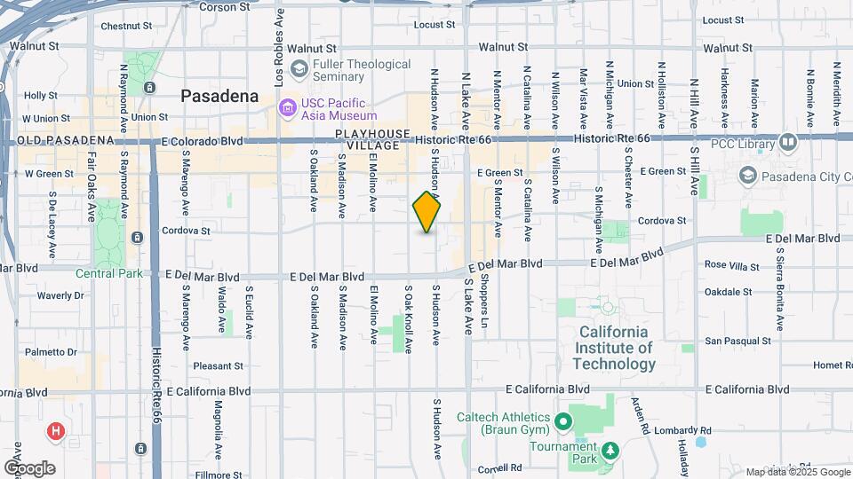 215 Hudson Ave Map and Location Details