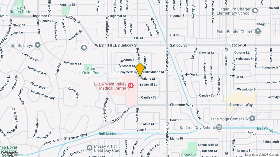 22951 Valerio St Map and Location Details
