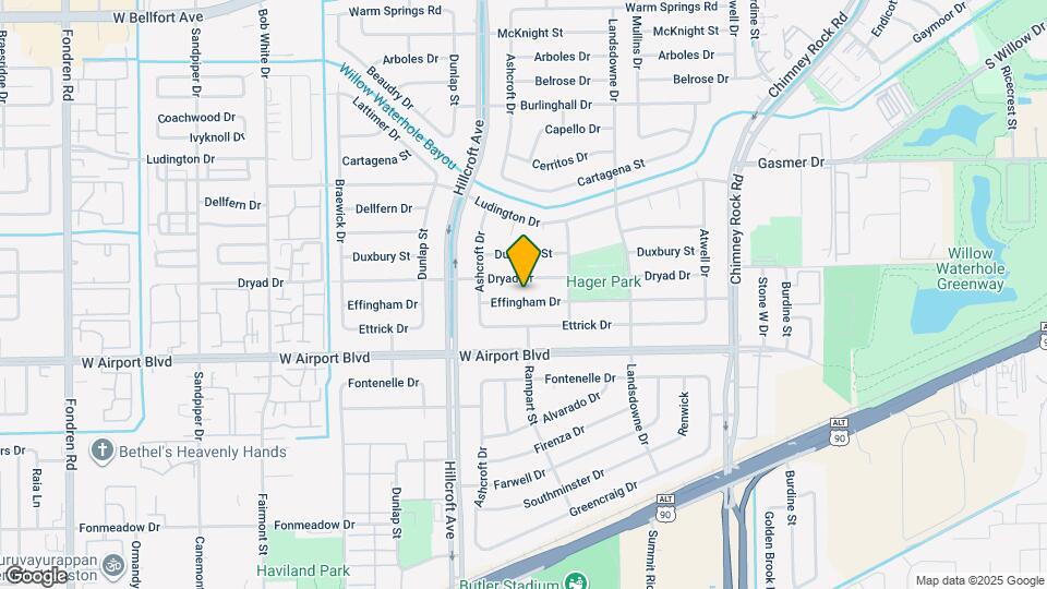 5830 Effingham Dr Mapa y Detalles de la Ubicación