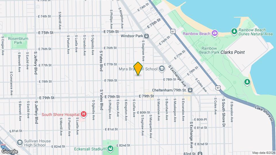 2614 E 78th St Map and Location Details