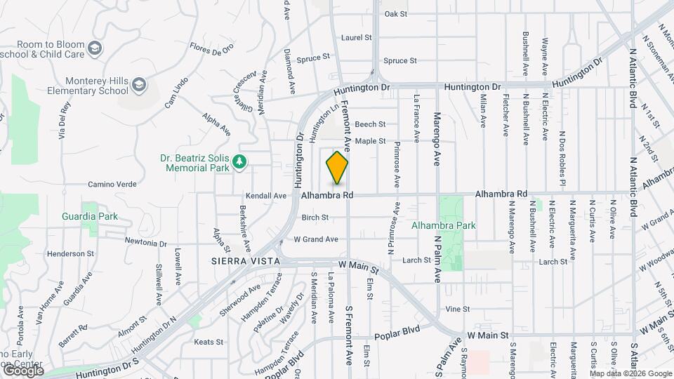 2060 Crestlake Ave Map and Location Details