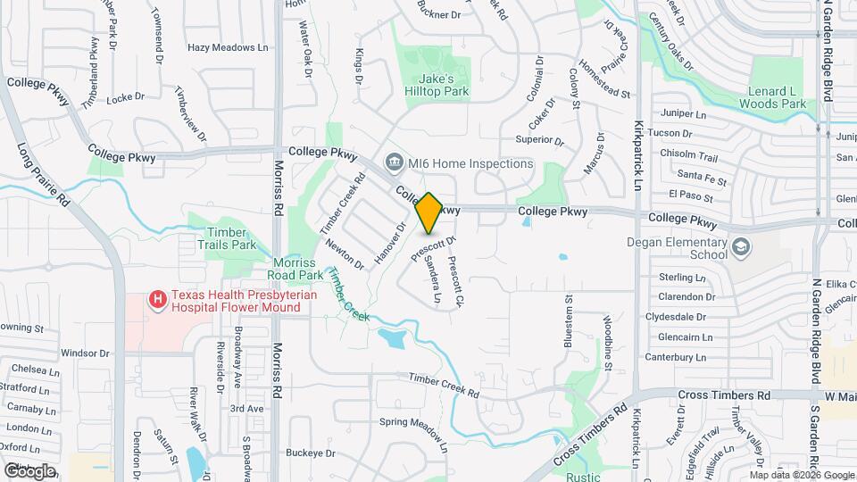 1701 Prescott Dr Map and Location Details
