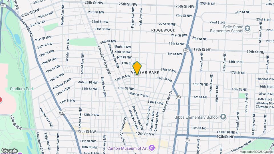 405 16th St NW Map and Location Details