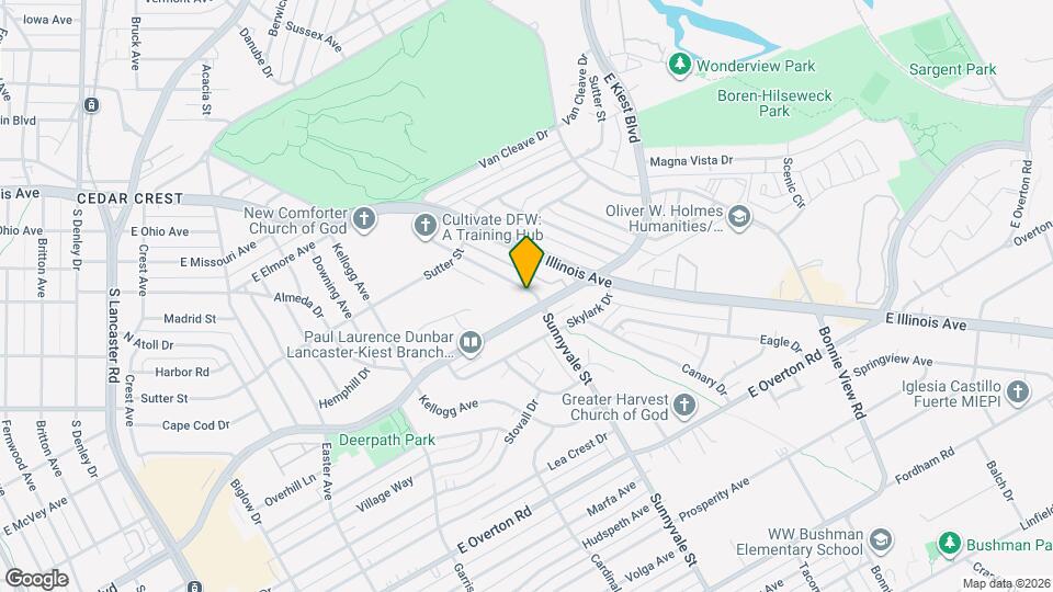 3077 Sunnyvale St Map and Location Details