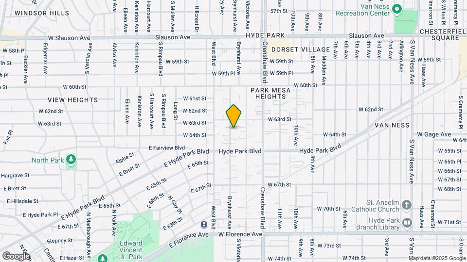 6326 Brynhurst Ave Map and Location Details