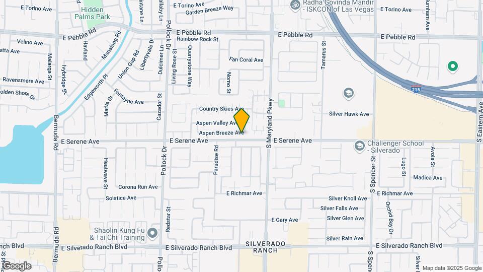 1123 Aspen Breeze Ave Map and Location Details