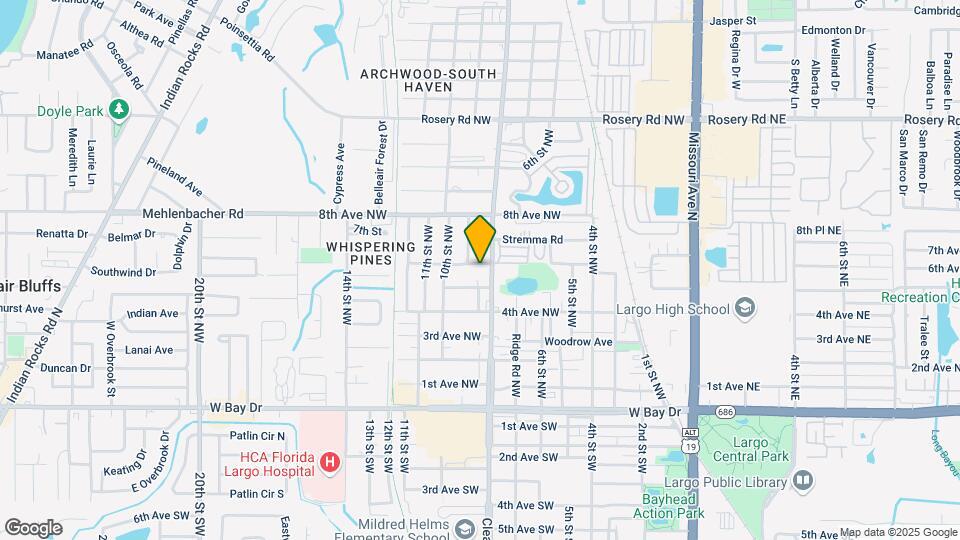 575 Clearwater Largo Rd Map and Location Details