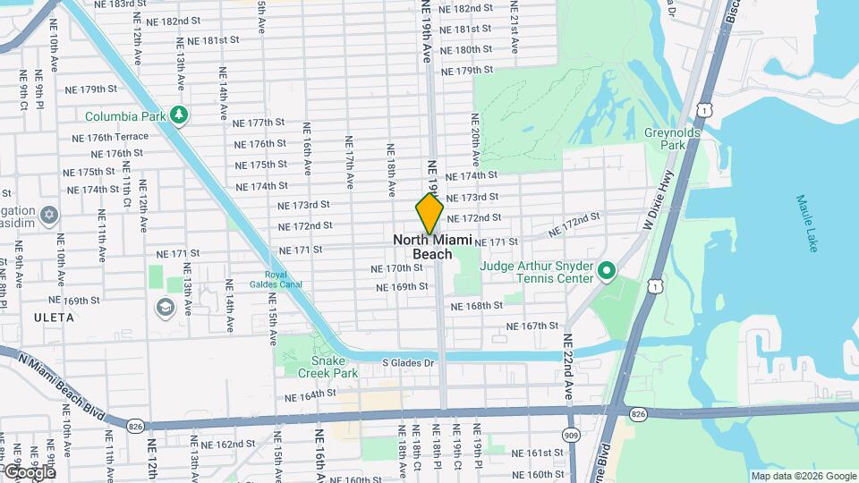 17193 NE 18th Ave Map and Location Details