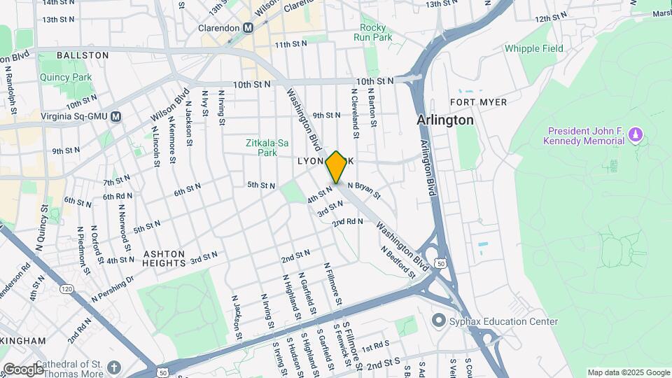 2626 Washington Blvd Map and Location Details
