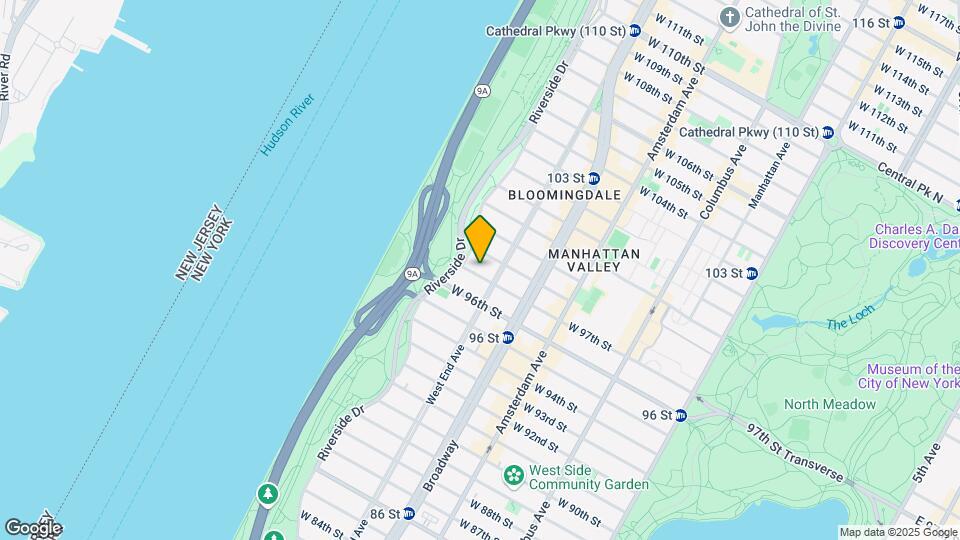 309 W 97th St Map and Location Details