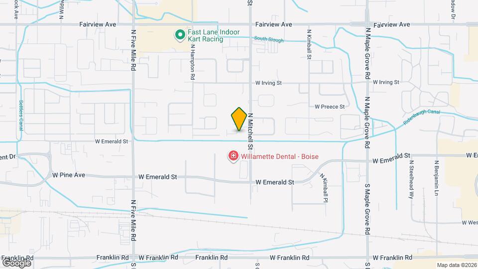 9887 W Mesquite Ct Map and Location Details