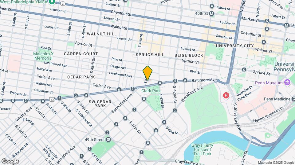 509 S 44th St Map and Location Details