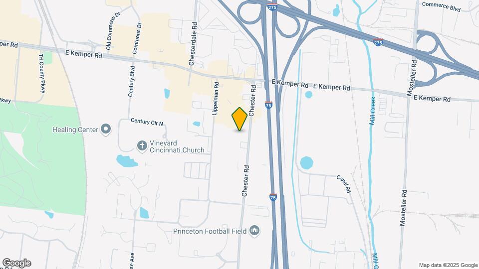 Siegel Select Cincinnati/Sharonville Mapa y Detalles de la Ubicación