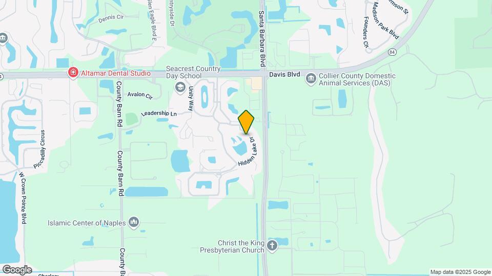 2420 Hidden Lake Dr Map and Location Details