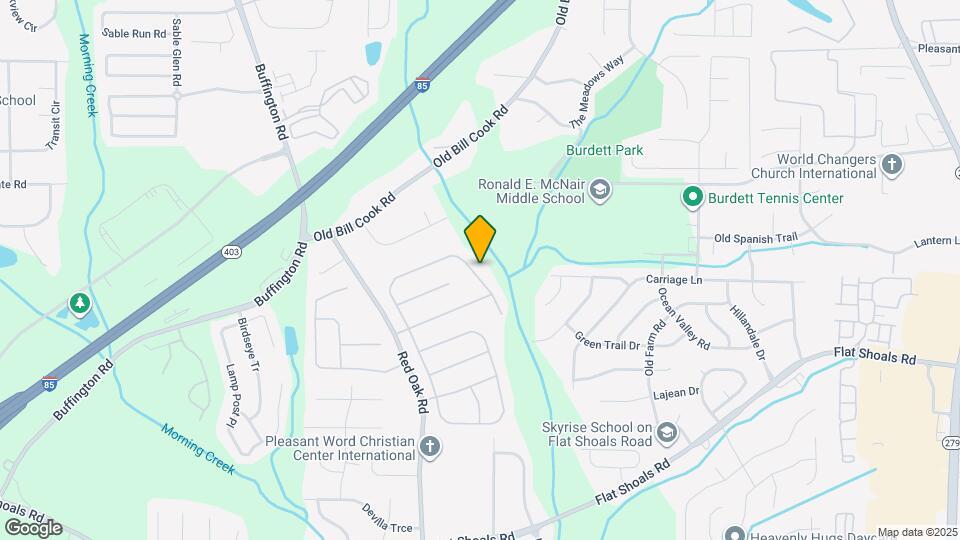 6032 Riveroak Terrace Map and Location Details