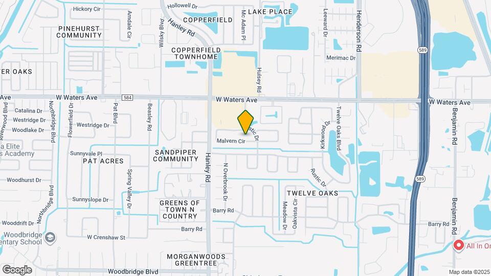 8209 Malvern Cir Map and Location Details