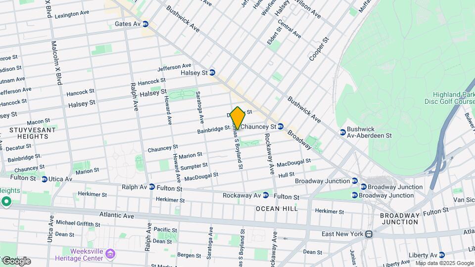509 Chauncey St Mapa y Detalles de la Ubicación