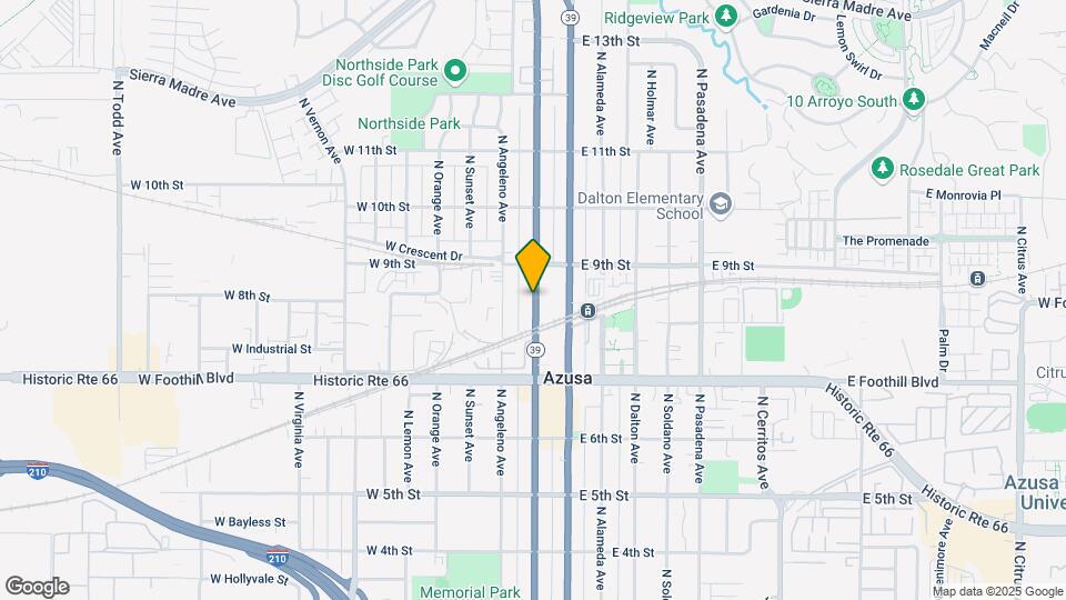 821 N San Gabriel Ave Map and Location Details