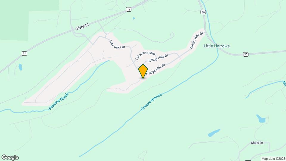 233 Oaklyn Hills Dr Map and Location Details