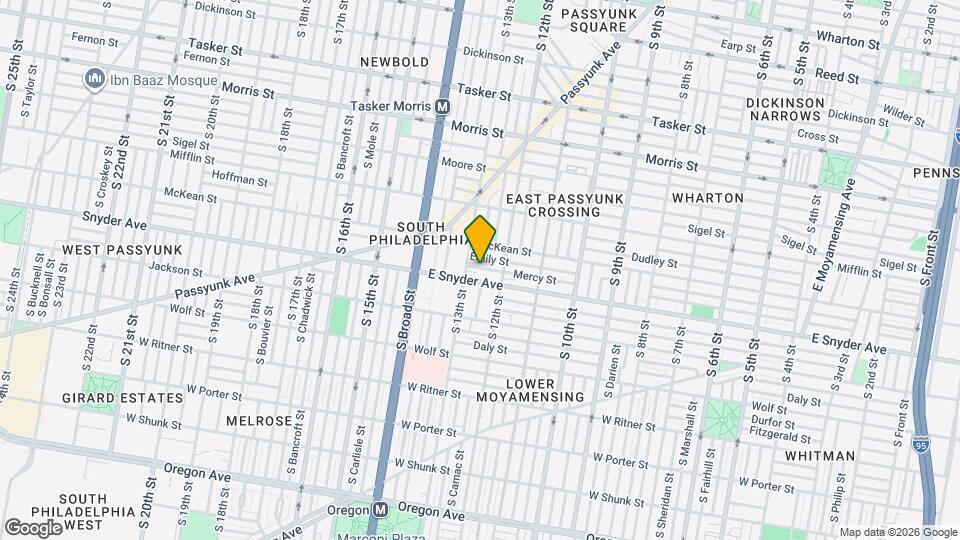 1230 Mercy St Map and Location Details