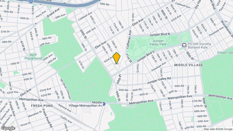 62-43 69th Pl Map and Location Details