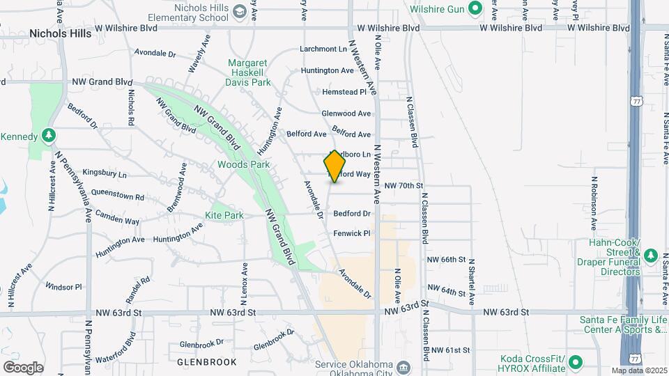 1125 Park Manor Dr Map and Location Details