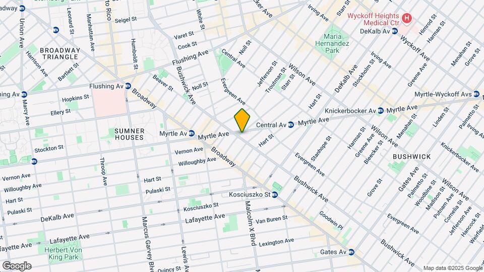 683 Bushwick Ave Map and Location Details