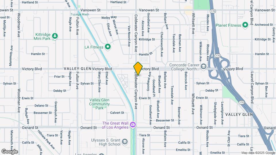 6322 Coldwater Canyon Ave Mapa y Detalles de la Ubicación