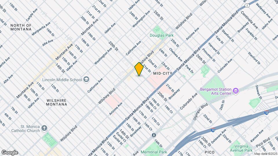 1242 20th St Map and Location Details