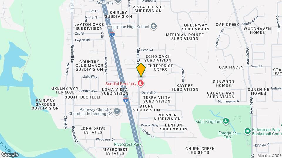 3747 Churn Crk Rd Map and Location Details