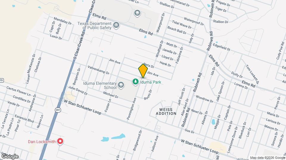 4106 Pennington Ave Map and Location Details