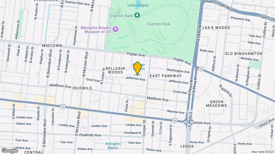 2092 Jefferson Ave Mapa y Detalles de la Ubicación