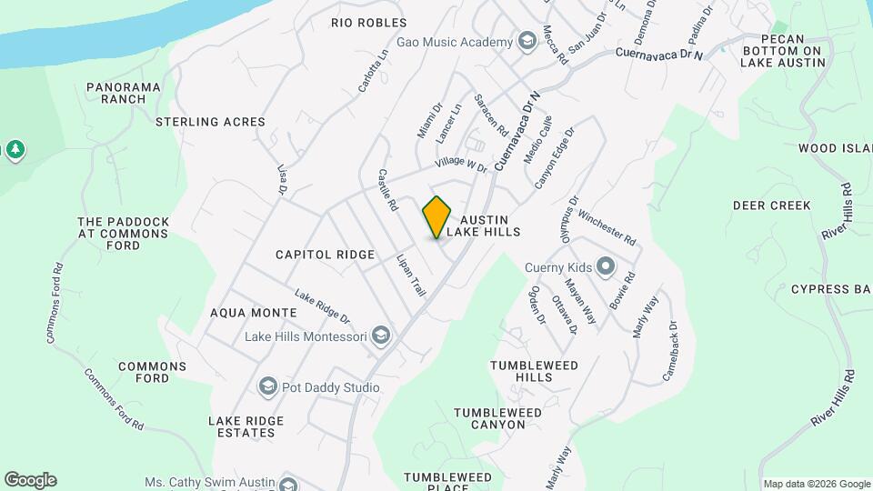 1106 San Augustine Dr Map and Location Details