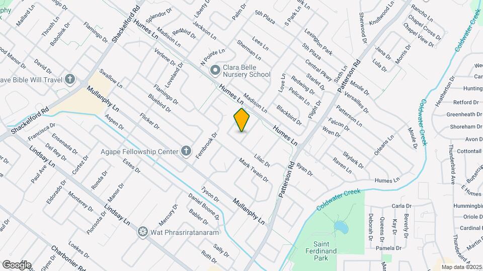 1825 Gardenia Dr Map and Location Details